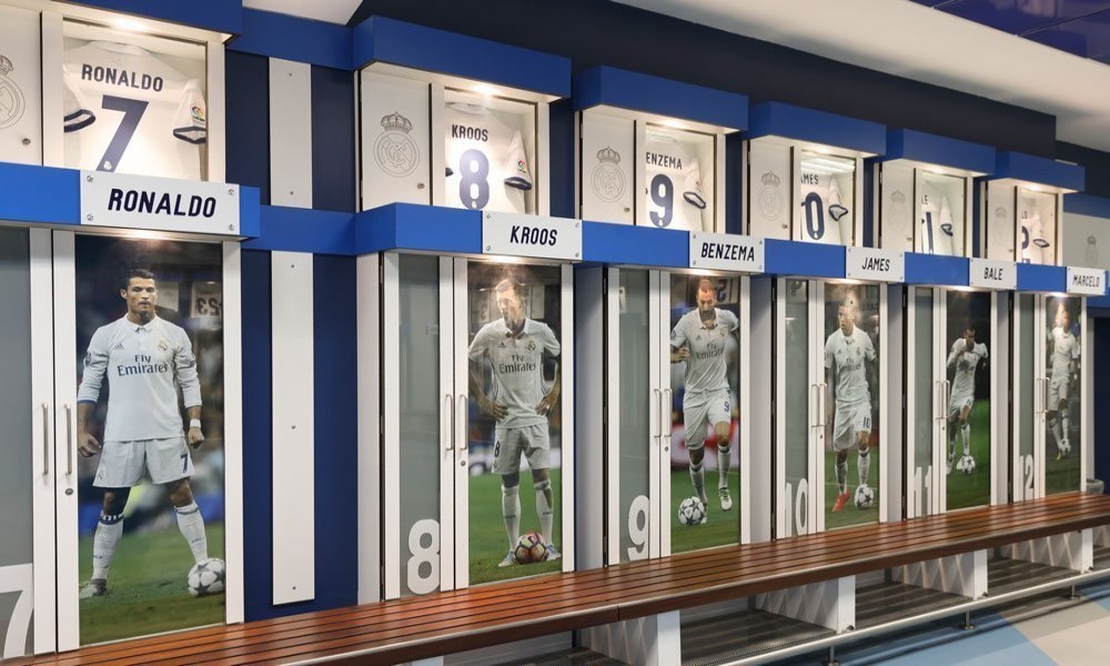 vestuario santiago bernabéu