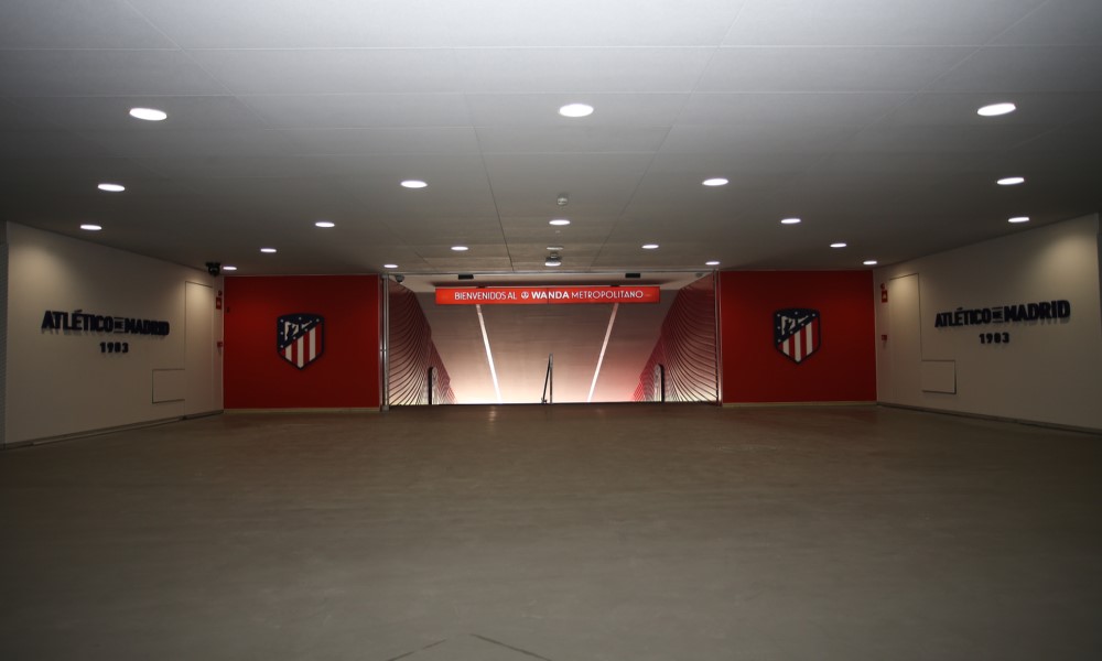 Tunel vestuarios Wanda Metropolitano