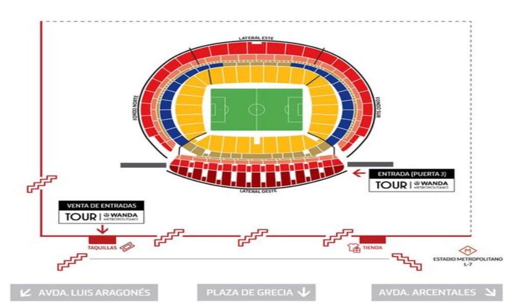 taquillas entradas tour wanda metropolitano