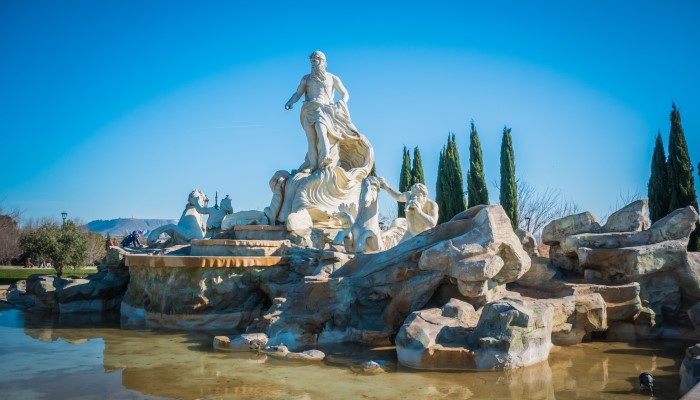 fontana di trevi parque europa