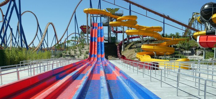 superman el vuelo parque warner beach