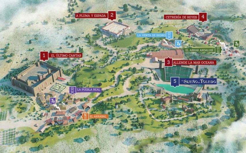 mapa Puy du Fou Toledo