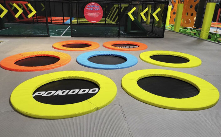 circle trampoline Pokiddo park