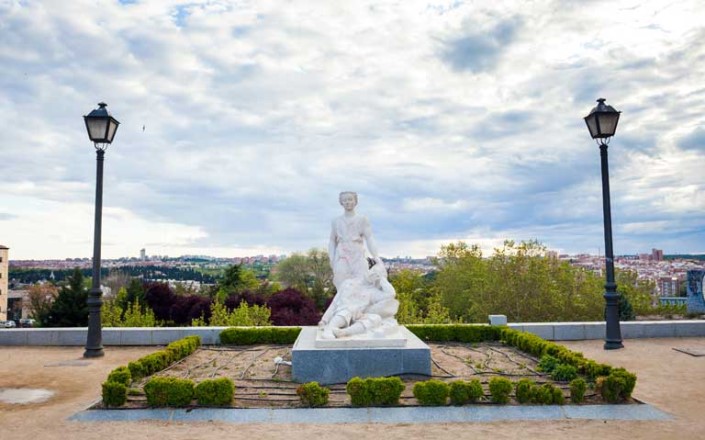 mirador del parque de San Francisco madrid